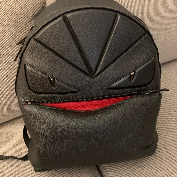Fendi Leather Backpack Large Size - Picture 2 of 6